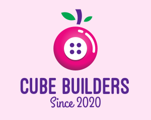 Fruit Berry Button logo design