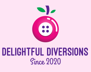 Fruit Berry Button logo design