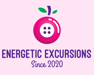 Fruit Berry Button logo design