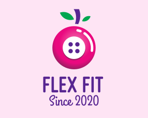 Fruit Berry Button logo design