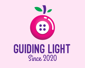 Fruit Berry Button logo design