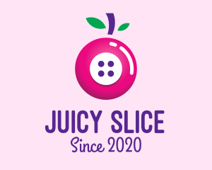 Fruit Berry Button logo design