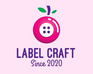 Fruit Berry Button logo design