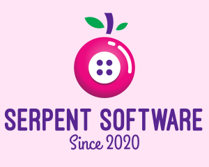 Fruit Berry Button logo design