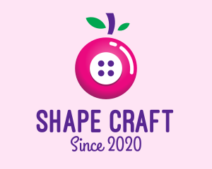 Fruit Berry Button logo design