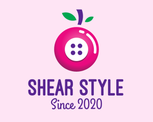 Fruit Berry Button logo design