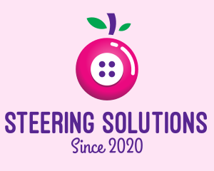 Fruit Berry Button logo design