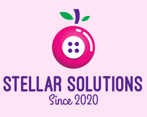 Fruit Berry Button logo design