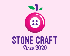 Fruit Berry Button logo design