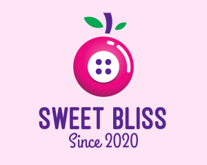 Fruit Berry Button logo design