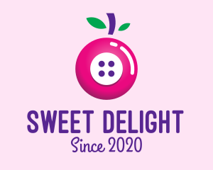 Fruit Berry Button logo design