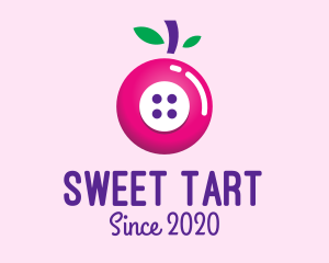 Fruit Berry Button logo design