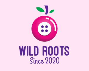 Fruit Berry Button logo design