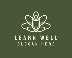 Yoga Meditation Wellness  logo design