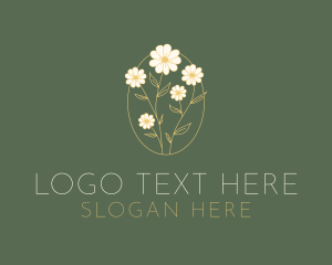 Aesthetic Flower Arrangement logo