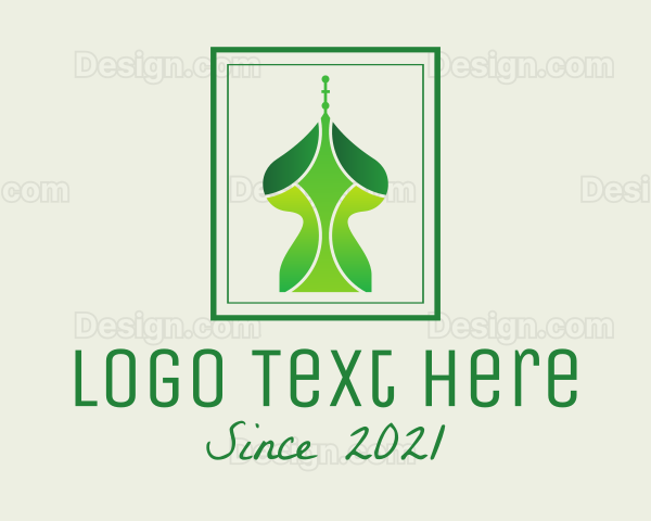 Green Arabian Structure Logo