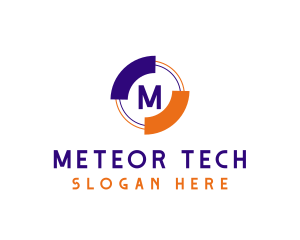 Modern Tech Orbit logo design