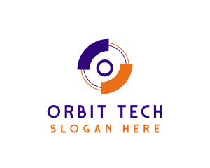 Modern Tech Orbit logo design