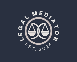 Law Firm Scale  logo design