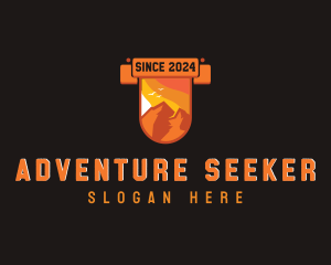 Adventure Mountain Camp logo design