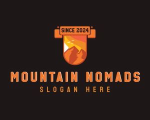 Adventure Mountain Camp logo design