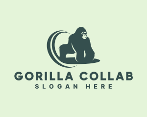 Wild Gorilla Beast logo design