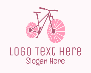 Pink Travel  Bike  logo