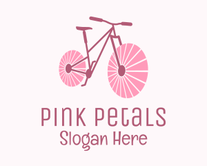 Pink Travel  Bike  logo design