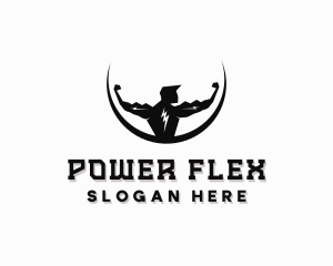 Human Lightning Fitness logo design