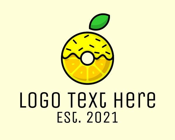 Doughnut logo example 3