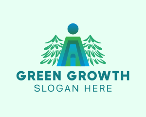 Green House Roof logo design