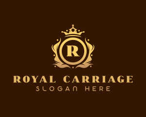 Stylish Royal Crown logo design