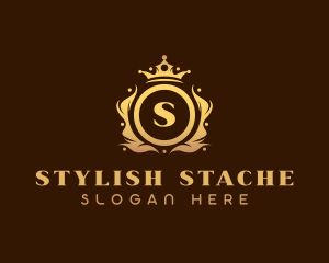 Stylish Royal Crown logo design