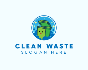 Rubbish Garbage Bin Collector logo