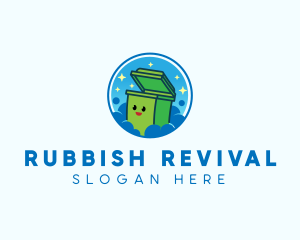 Rubbish Garbage Bin Collector logo