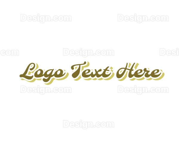 Retro Fashion Boutique Logo