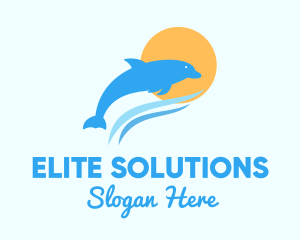Ocean Sun Dolphin  logo
