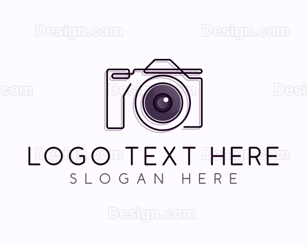 Digital Camera Lens Logo