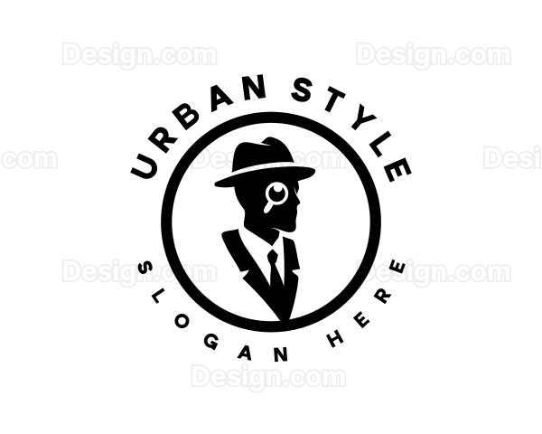 Anonymous Detective Man Logo