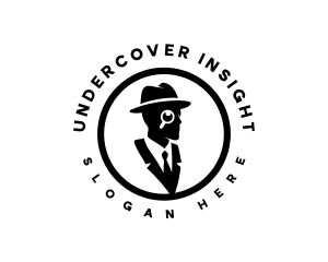 Anonymous Detective Man logo design