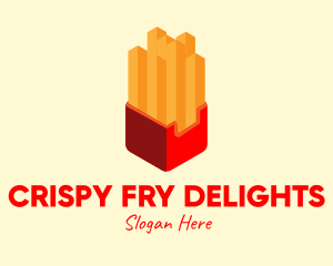 Isometric French Fries logo