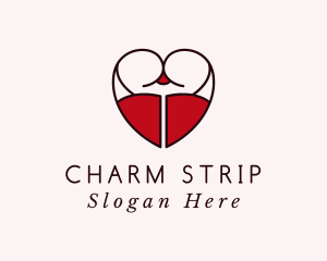 Sexy Heart Lingerie logo design