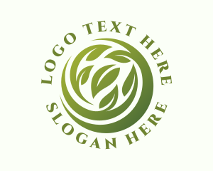 Eco Organic Leaves logo