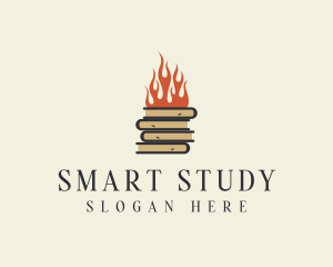 Library Book Fire logo