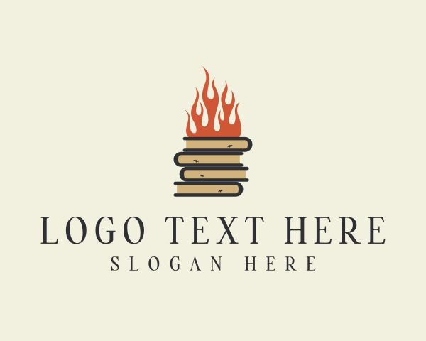 Book logo example 4