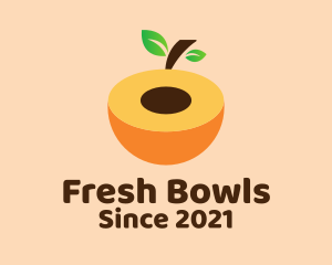 Sweet Peach Fruit  logo design