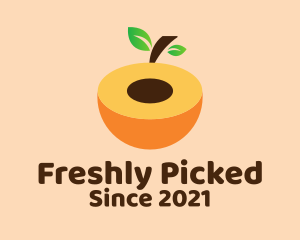 Sweet Peach Fruit  logo design