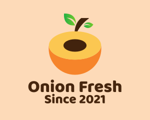 Sweet Peach Fruit  logo design