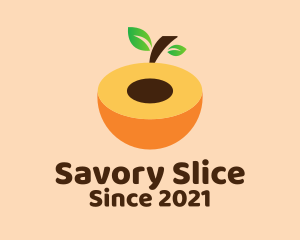 Sweet Peach Fruit  logo design