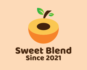 Sweet Peach Fruit  logo design